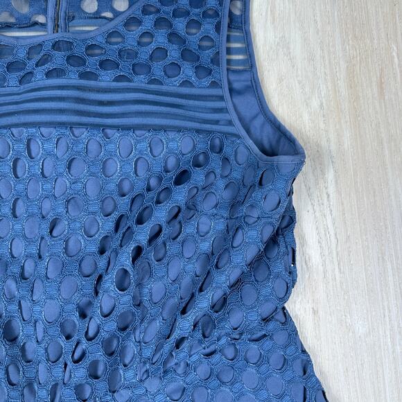 Lane Bryant Sleeveless Eyelet Lace Fit & Flare Cocktail Romantic Party Dress 16 - Picture 5 of 13